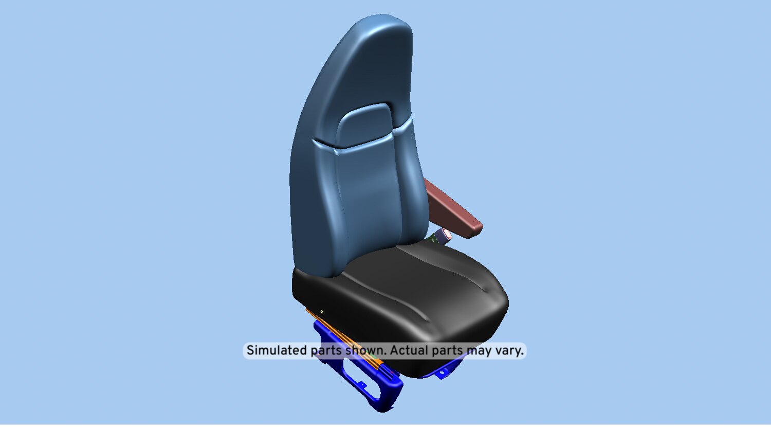 GM Genuine Parts Medium Dark Pewter Passenger Seat