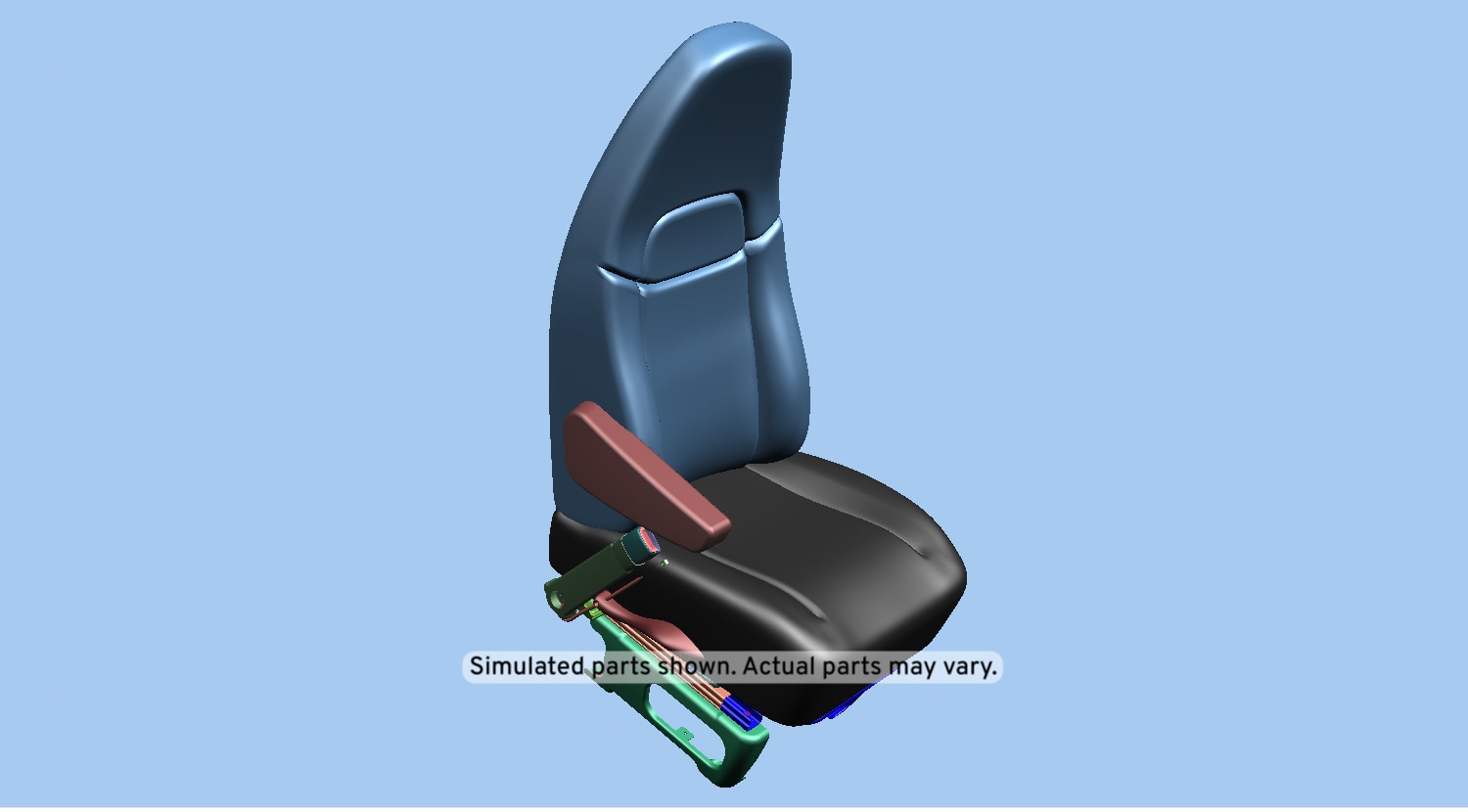 GM Genuine Parts Medium Dark Pewter Driver Seat