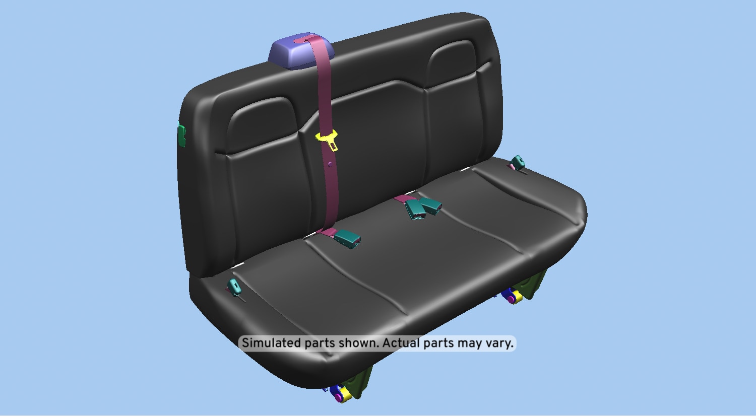 GM Genuine Parts Medium Neutral Rear Seat