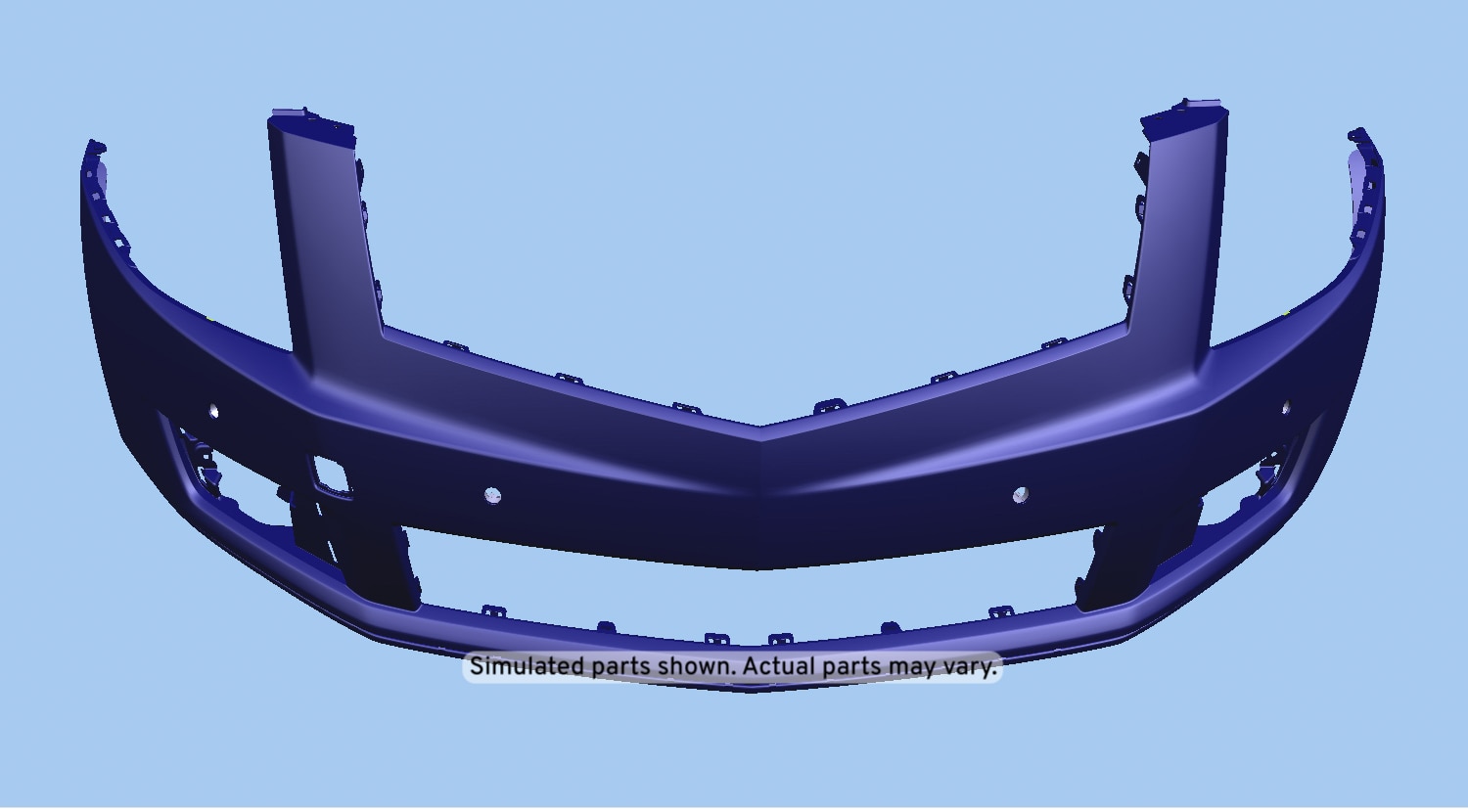 GM Genuine Parts Front Upper Bumper Cover