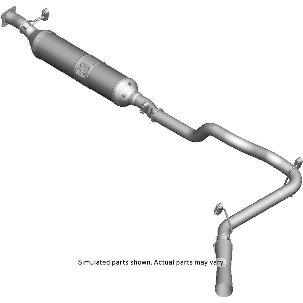 GM Genuine Parts Particulate Filter with Pipe, Vaporizer, and Gasket