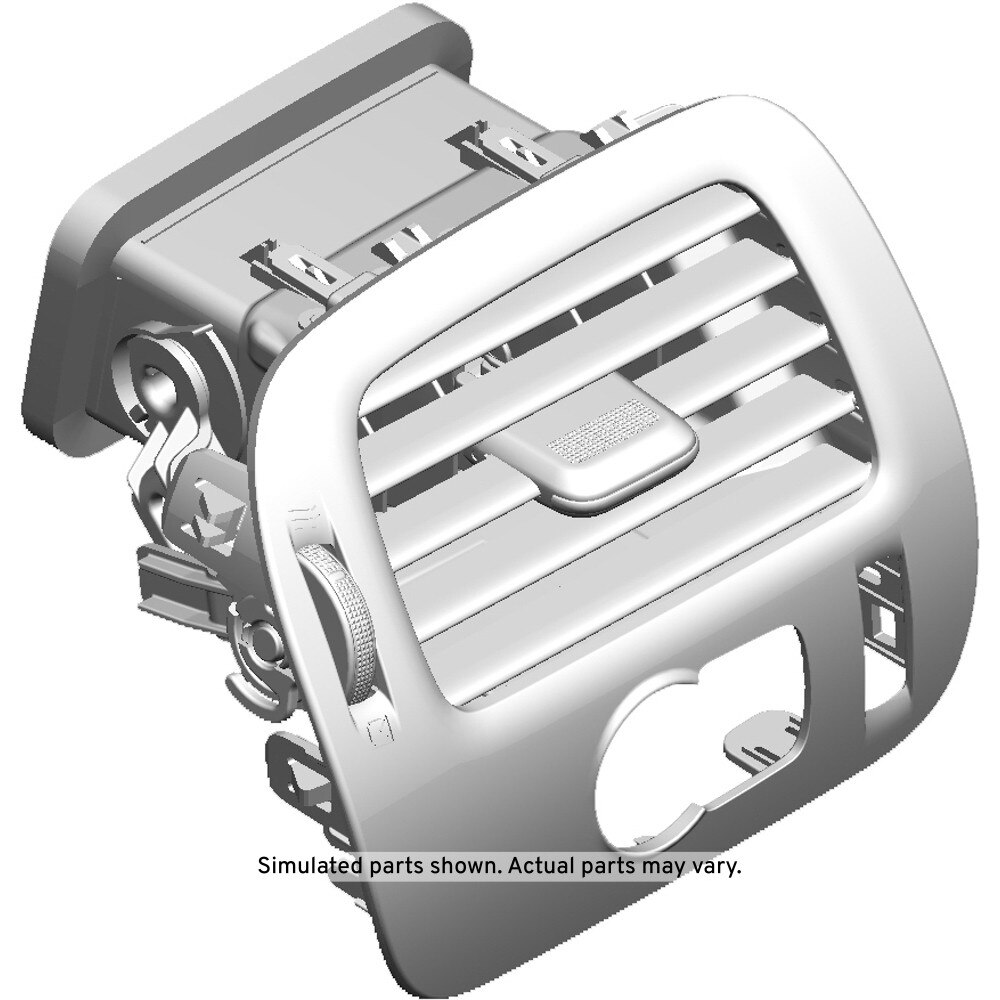 GM Genuine Parts Jet Black Driver Side Instrument Panel Outer Air Outlet
