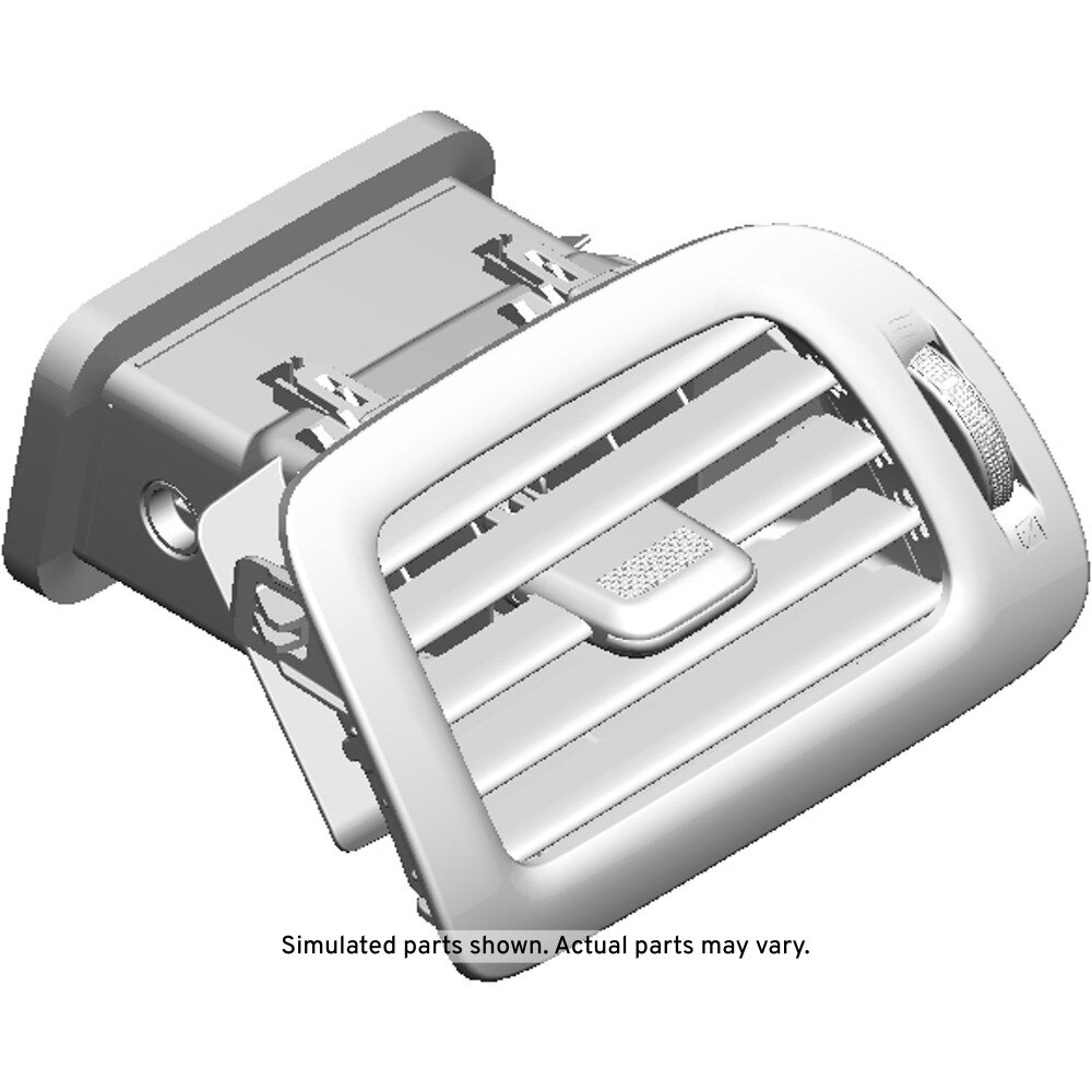GM Genuine Parts Jet Black Passenger Side Instrument Panel Outer Air Outlet