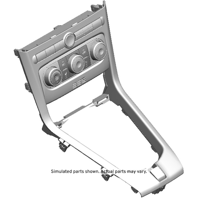 GM Genuine Parts Charcoal Metallic Front Floor Console Compartment Door Trim Cover