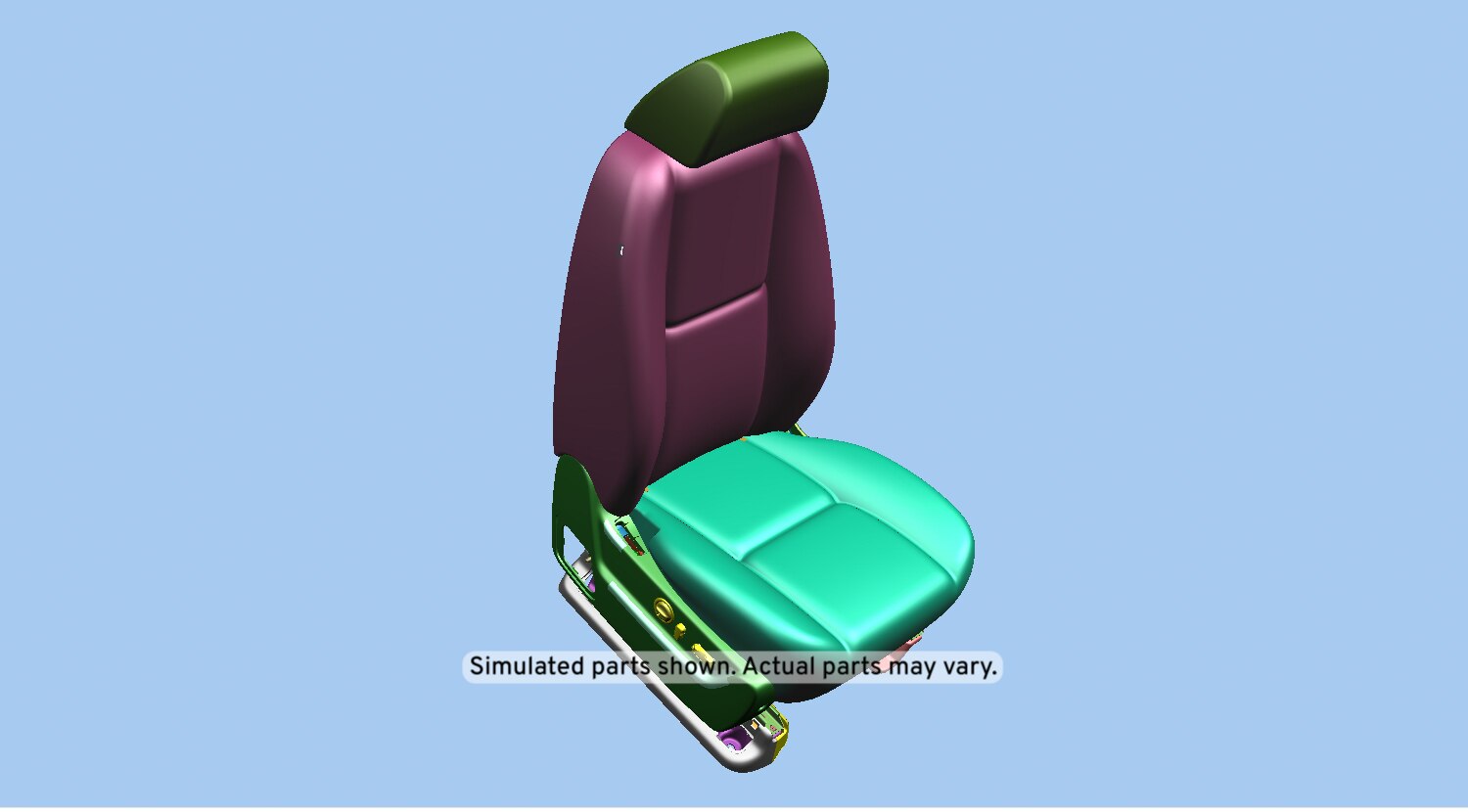 GM Genuine Parts Ebony Passenger Seat