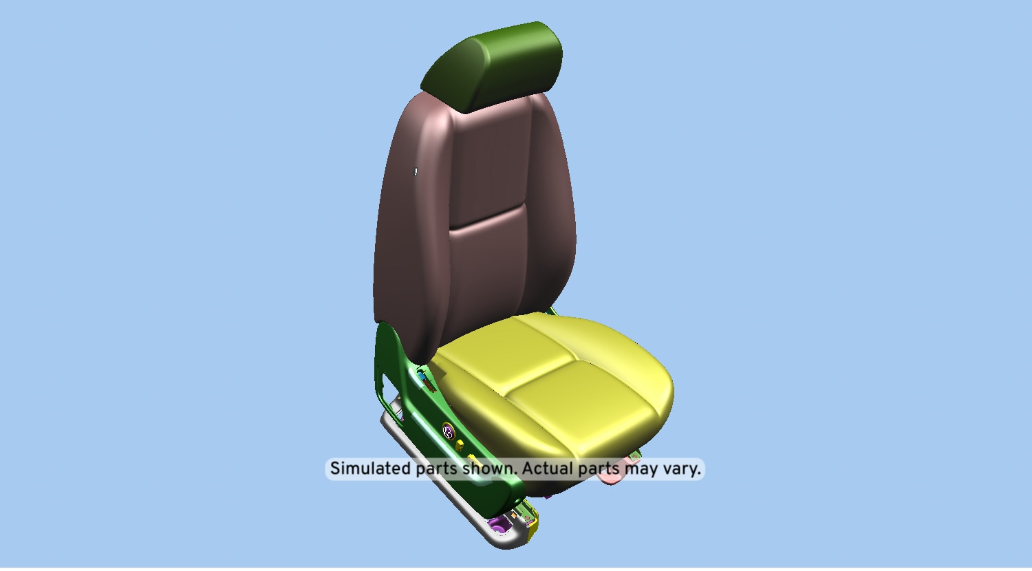 GM Genuine Parts Ebony Passenger Seat