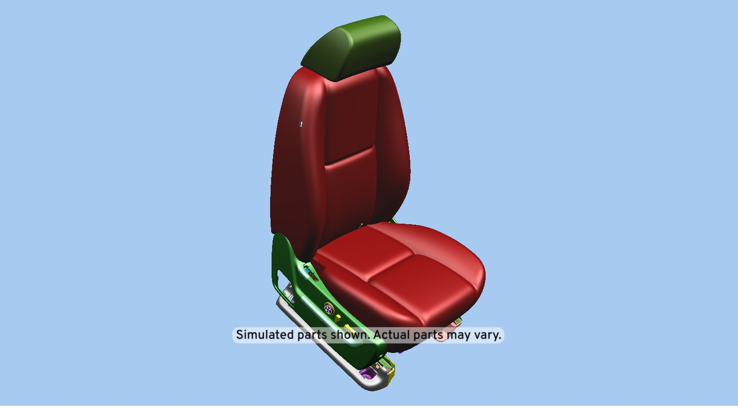 GM Genuine Parts Light Cashmere Passenger Seat