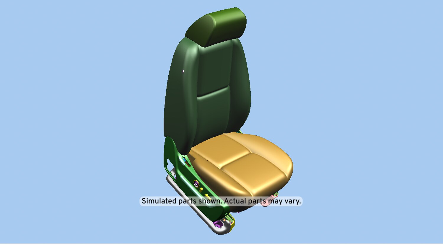 GM Genuine Parts Cocoa Passenger Seat