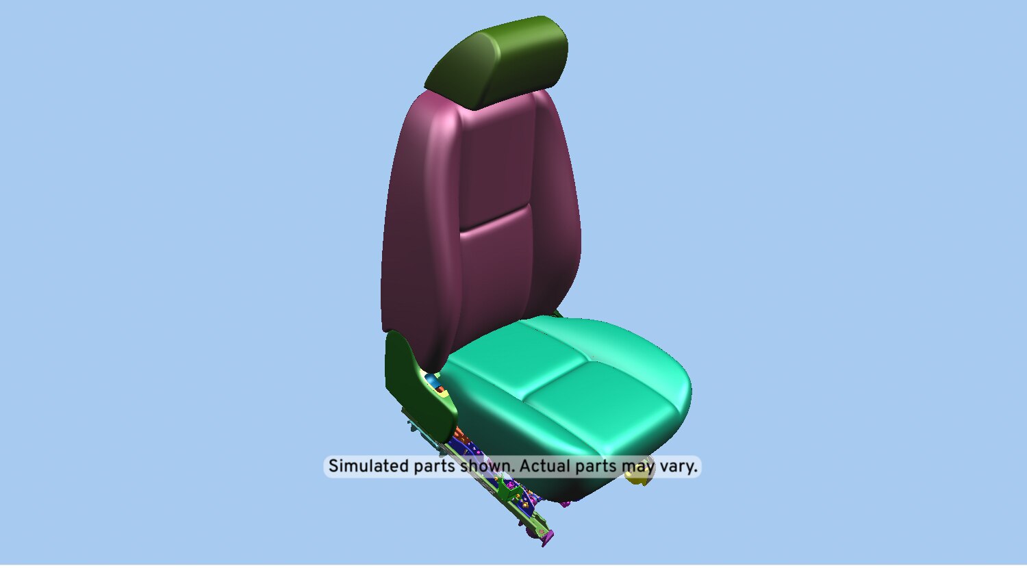 GM Genuine Parts Ebony Driver Seat