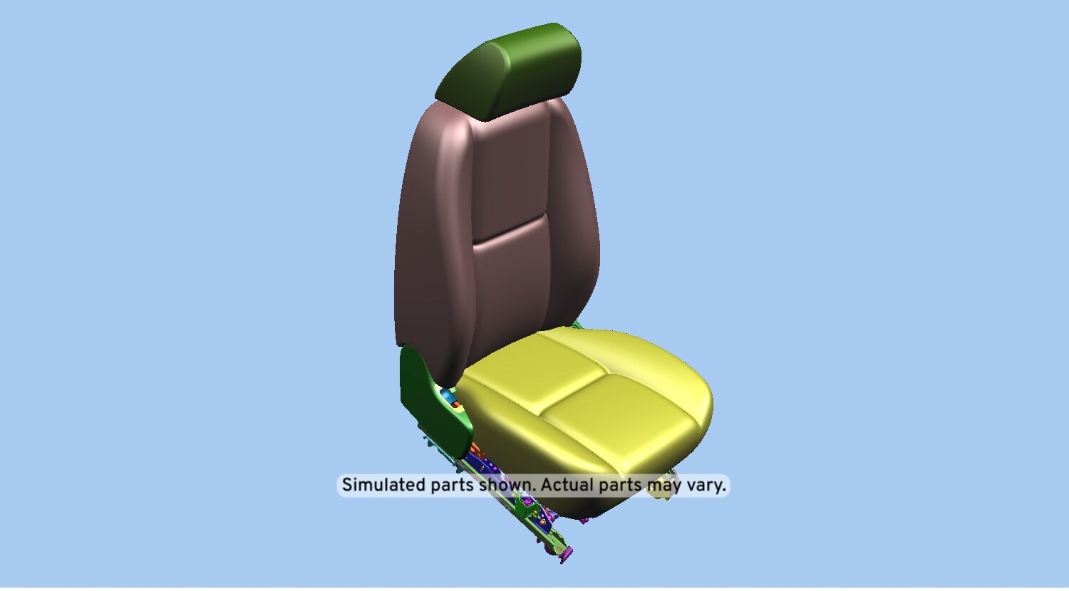 GM Genuine Parts Light Cashmere Driver Seat