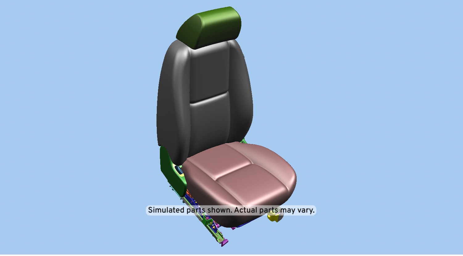 GM Genuine Parts Ebony Driver Seat
