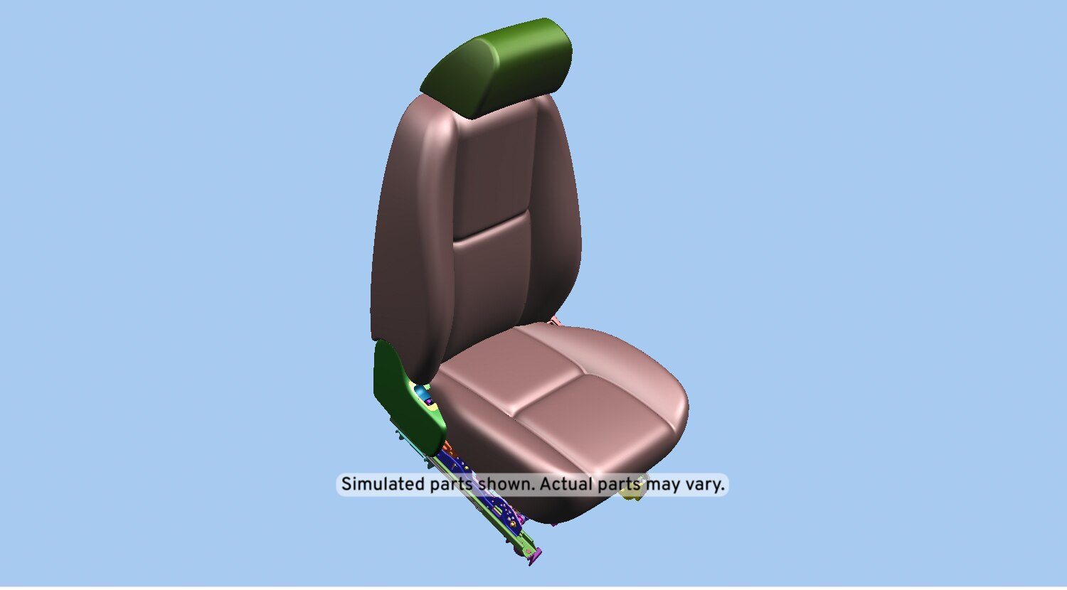 GM Genuine Parts Ebony Driver Seat