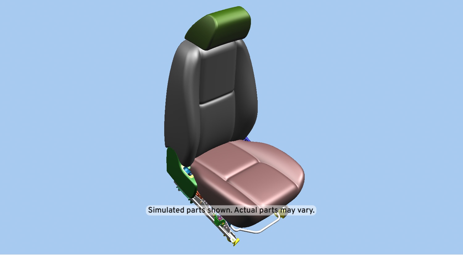 GM Genuine Parts Ebony Driver Seat