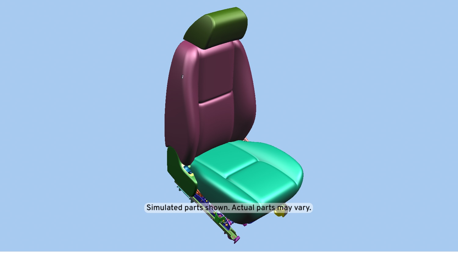 GM Genuine Parts Ebony Driver Seat