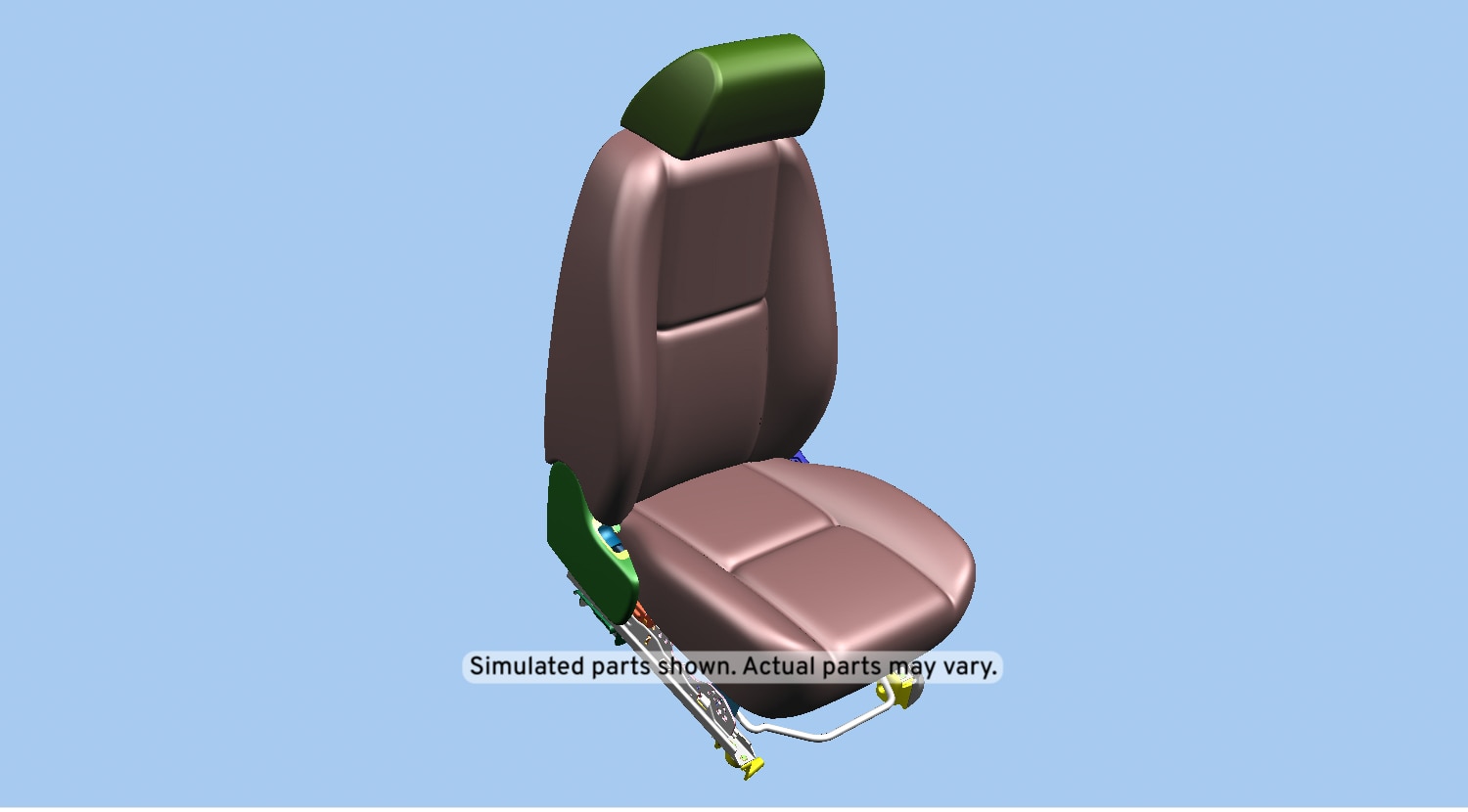 GM Genuine Parts Ebony Driver Seat