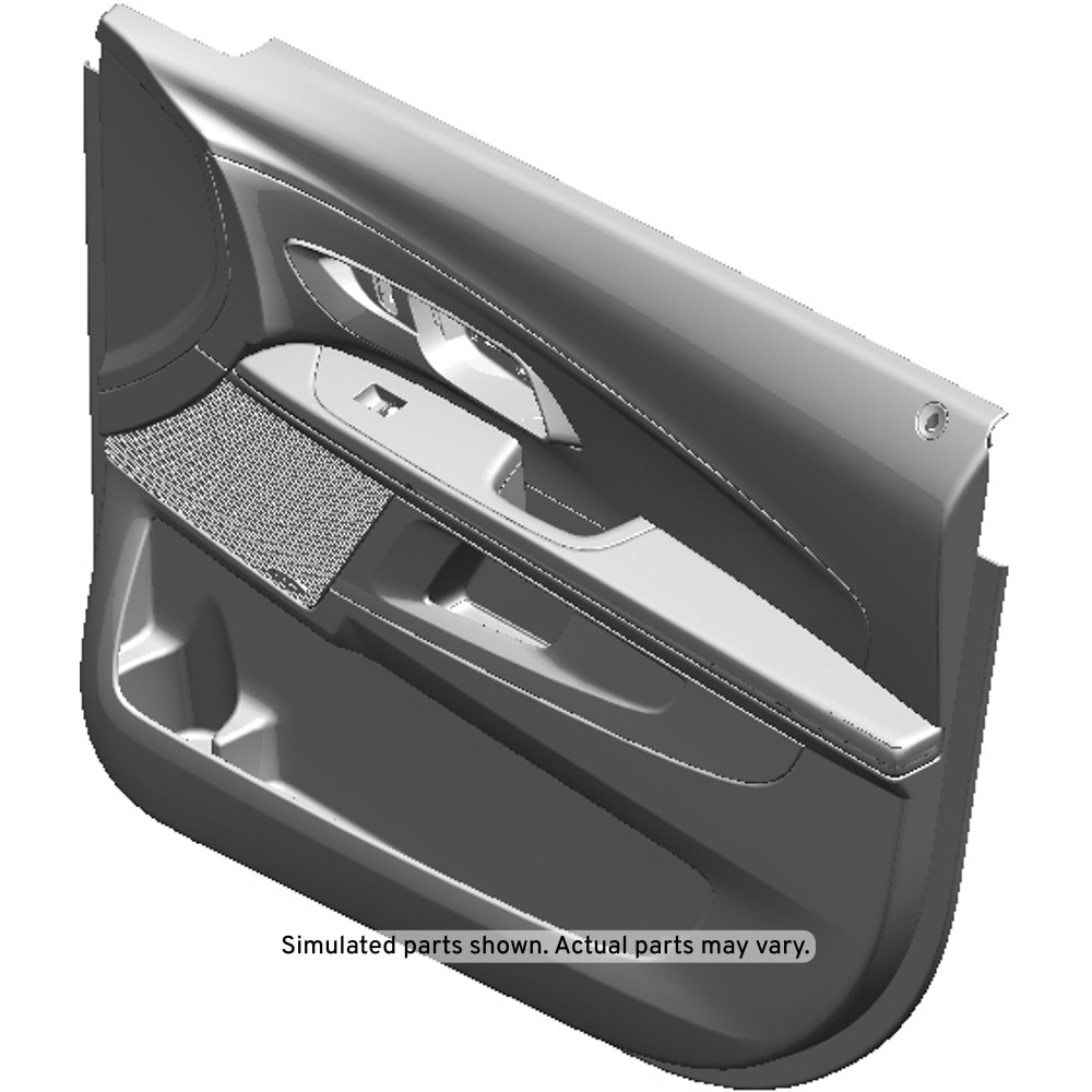GM Genuine Parts Brownstone Passenger Side Front Door Trim