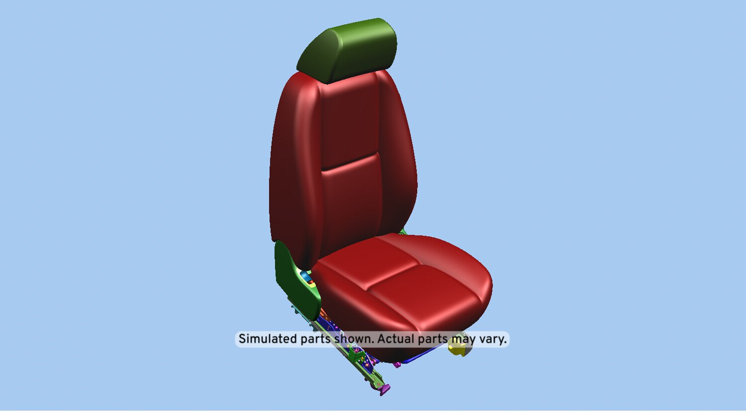 GM Genuine Parts Ebony Driver Seat