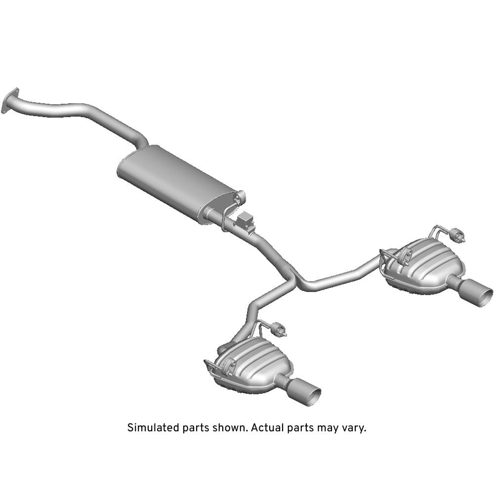 GM Genuine Parts Exhaust Muffler Assembly