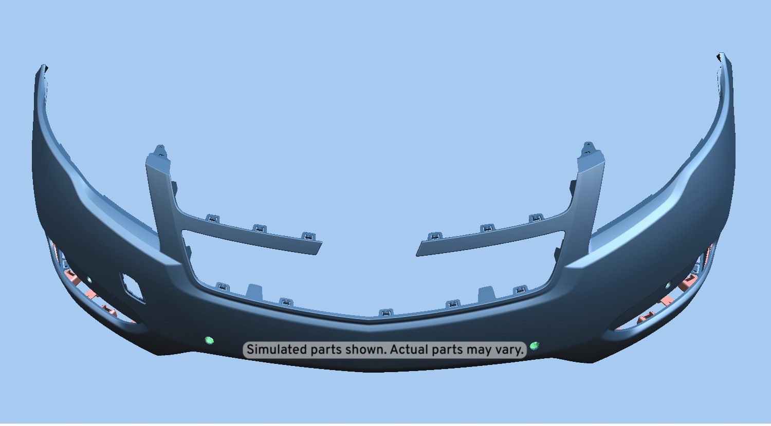 GM Genuine Parts Front Upper Bumper Cover