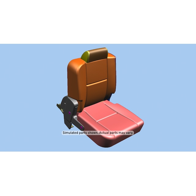 GM Genuine Parts Dark Titanium Rear Passenger Side Seat