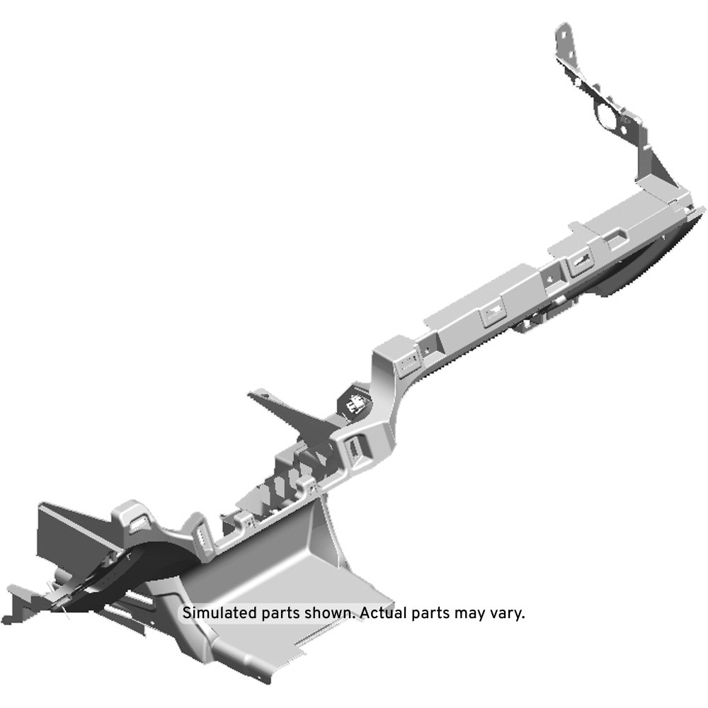 GM Genuine Parts Jet Black Instrument Panel Lower Trim Panel