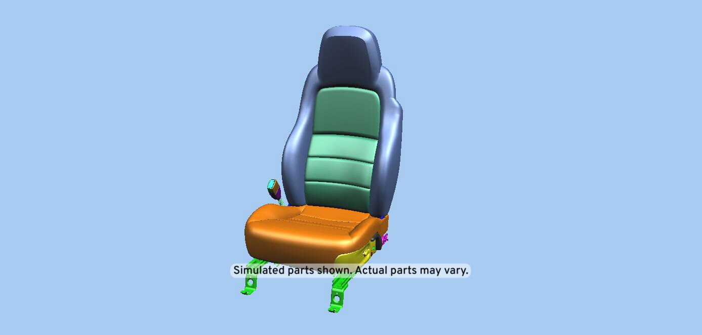 GM Genuine Parts Light Cashmere Driver Seat