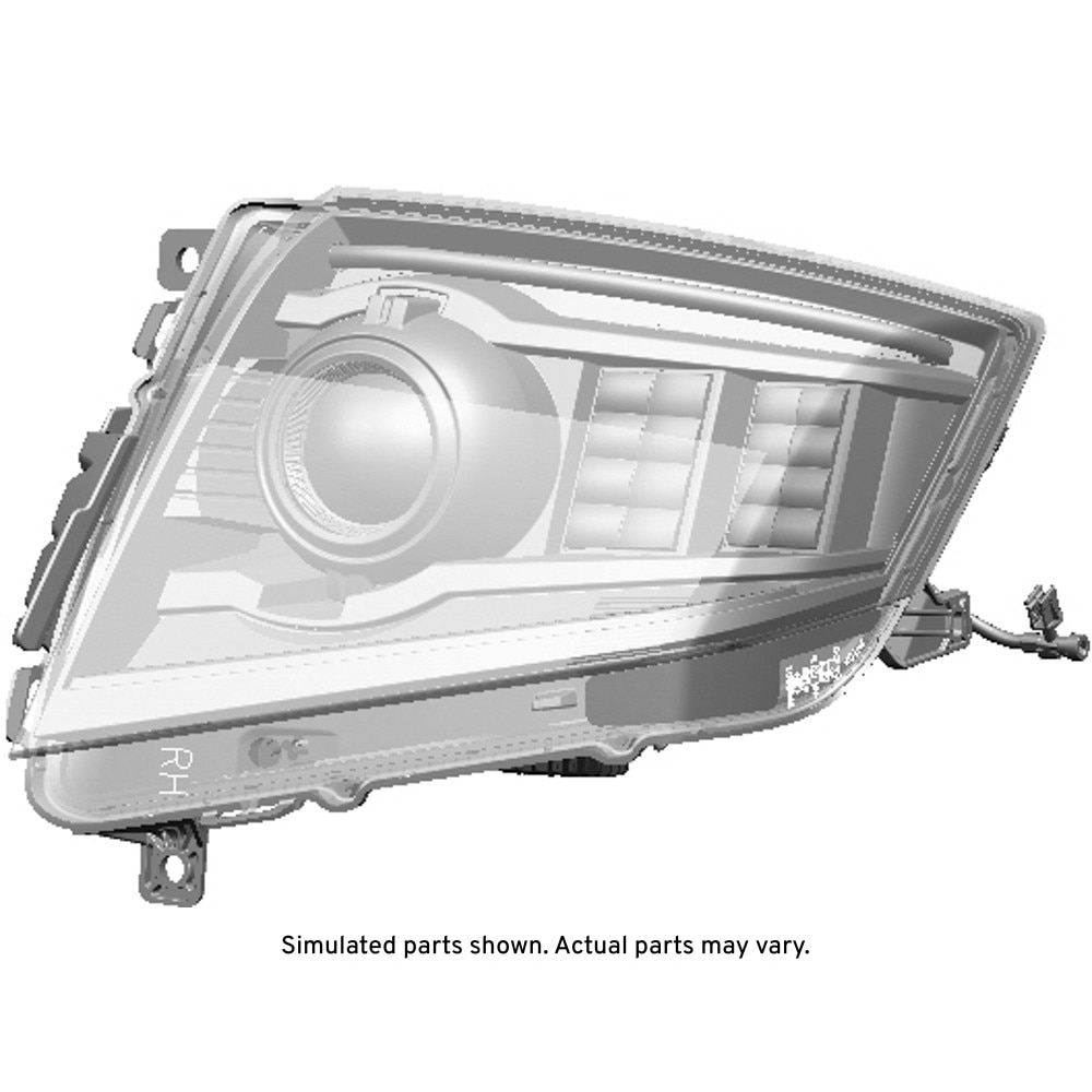 GM Genuine Parts Passenger Side Headlamp