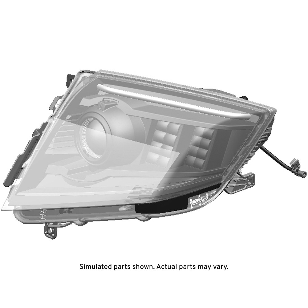 GM Genuine Parts Passenger Side Headlamp