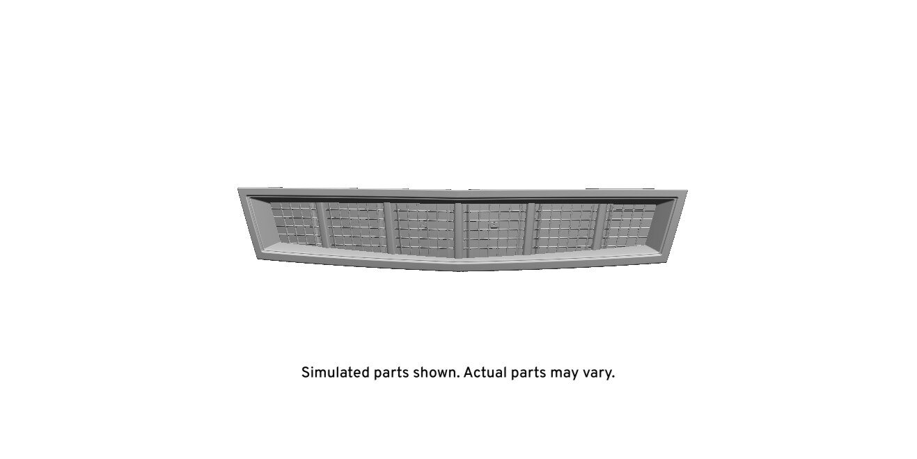 GM Genuine Parts Light Silver Front Lower Grille