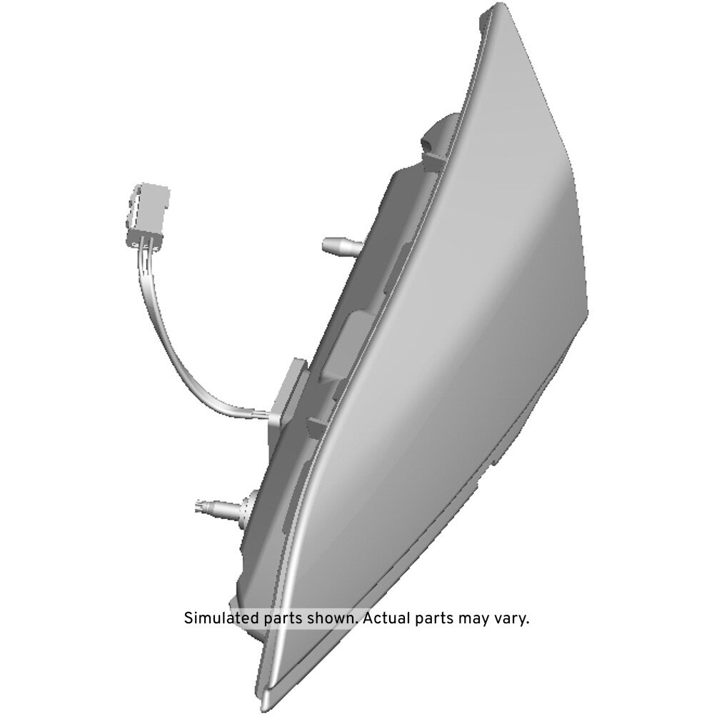 GM Genuine Parts Passenger Side Rear Closure Auxiliary Signal Lamp