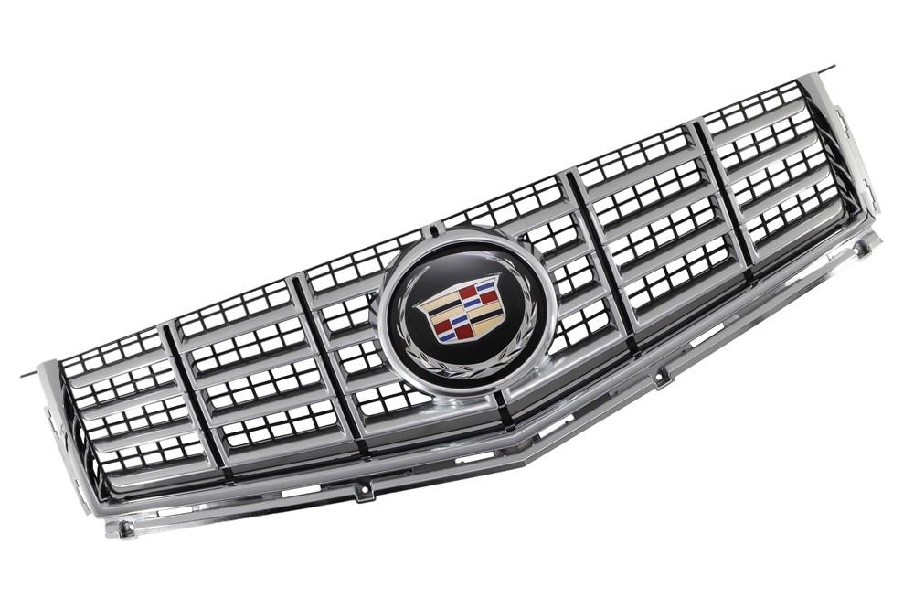 GM Genuine Parts Front Upper Grille with Bezels and Crest and Wreath Emblem