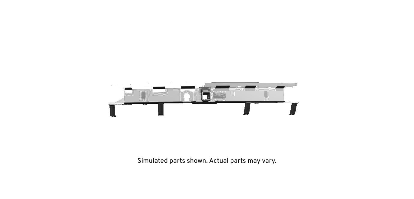 GM Genuine Parts Rear Bumper Impact Bar
