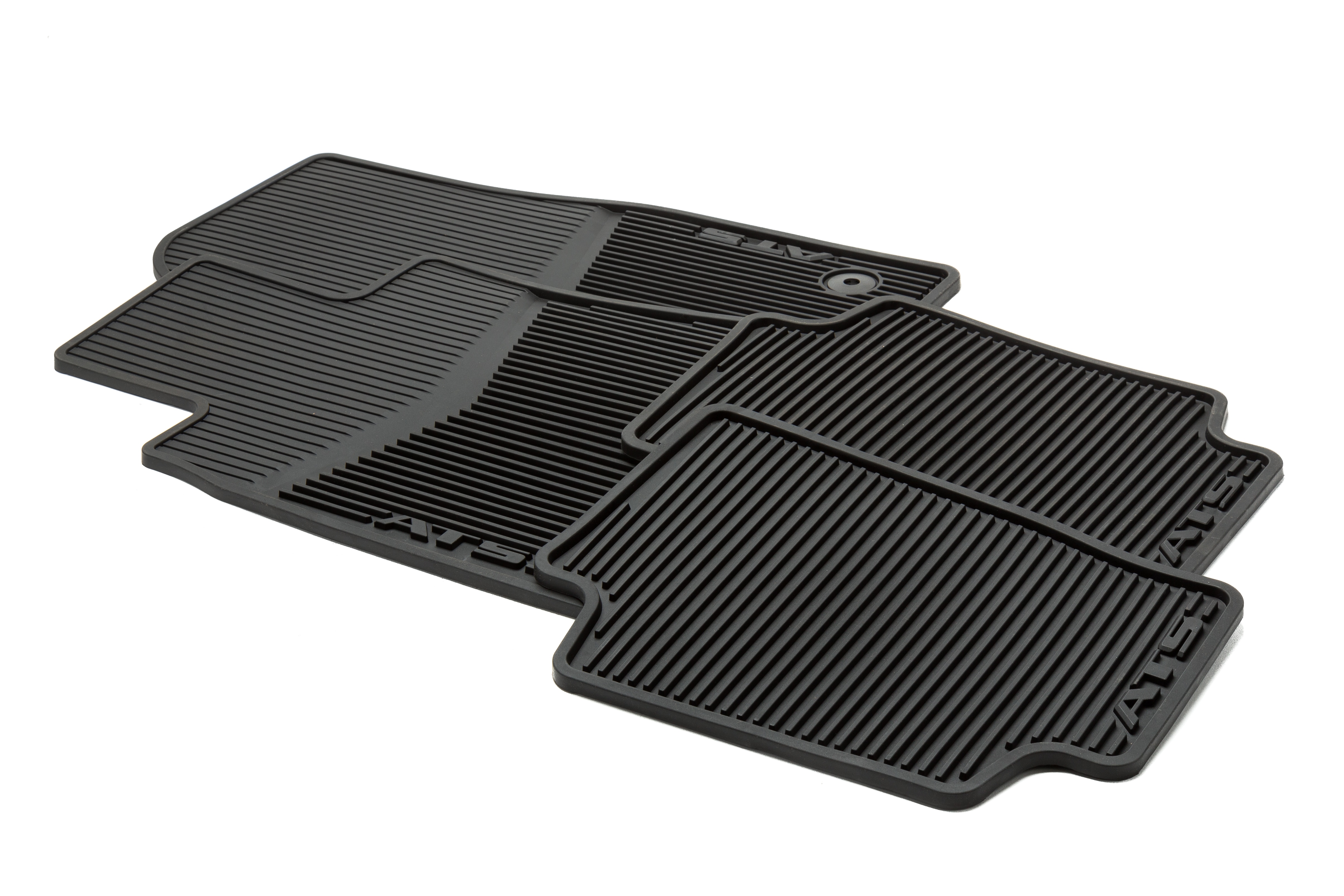 First- and Second-Row Premium All-Weather Floor Mats in Jet Black