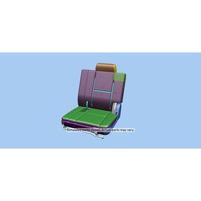 GM Genuine Parts Light Cashmere 3rd Row Driver Side Seat