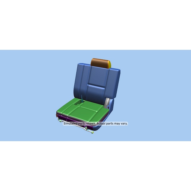 GM Genuine Parts Light Cashmere 3rd Row Driver Side Seat