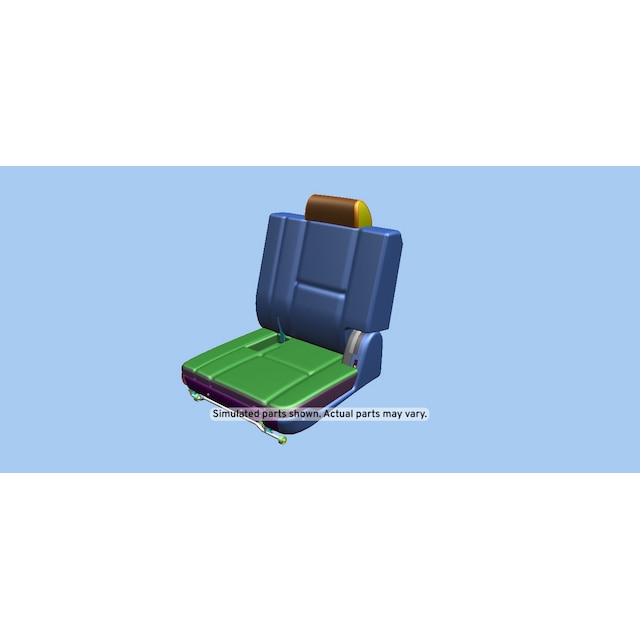 GM Genuine Parts Ebony 3rd Row Driver Side Seat