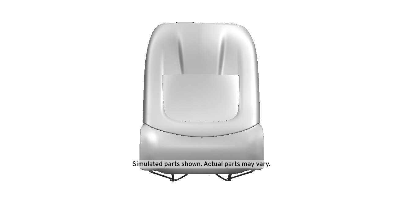 GM Genuine Parts Jet Black Front Seat Back Trim Panel