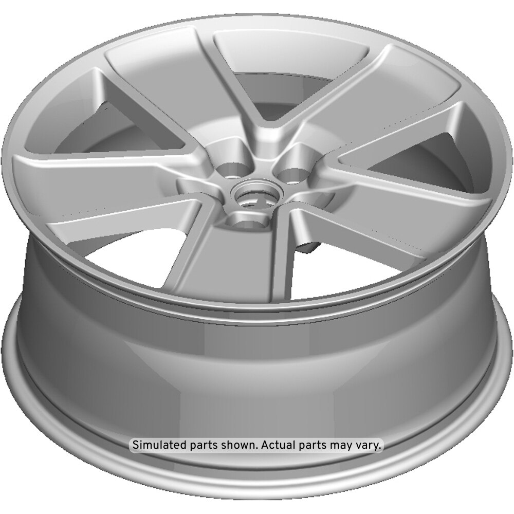 GM Genuine Parts 21x9.5-Inch Aluminum Rear Wheel