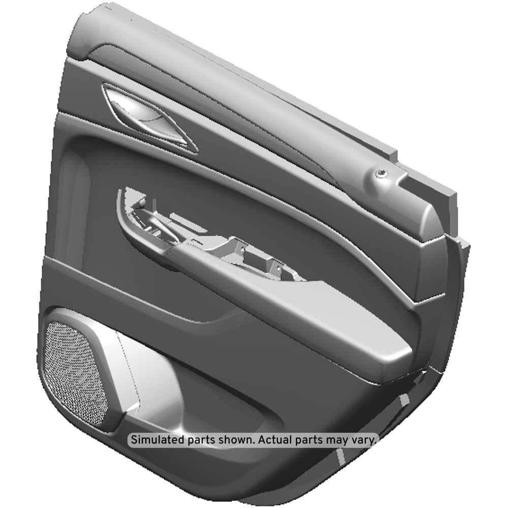 GM Genuine Parts Shale Rear Driver Side Door Trim