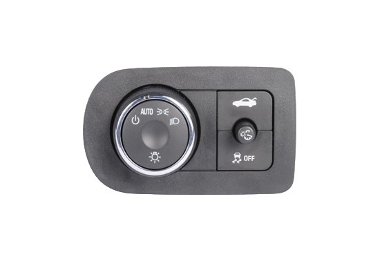 GM Genuine Parts Ebony Headlamp, Instrument Panel Dimmer, Traction Control, and Accessory Switch