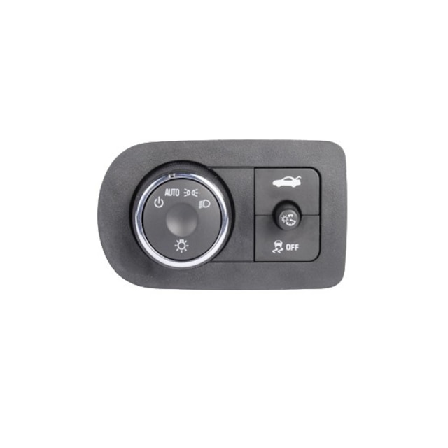 GM Genuine Parts Ebony Headlamp, Instrument Panel Dimmer, Traction Control, and Accessory Switch