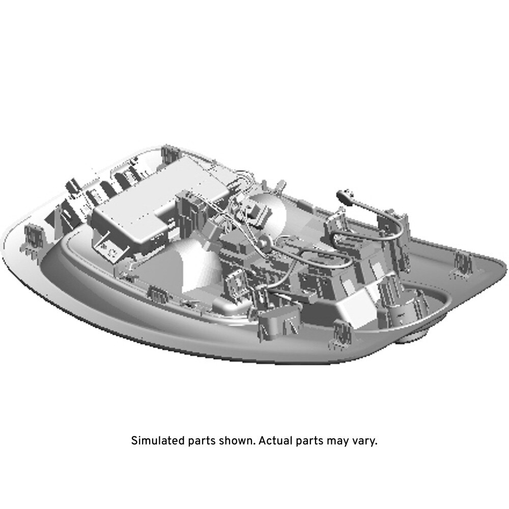 GM Genuine Parts Light Titanium Roof Console