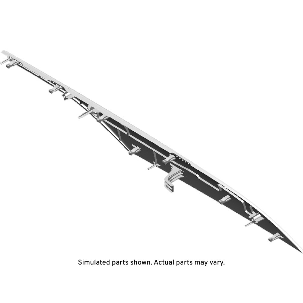 GM Genuine Parts Driver Side Rear Door Trim Panel Applique in Blackhawk