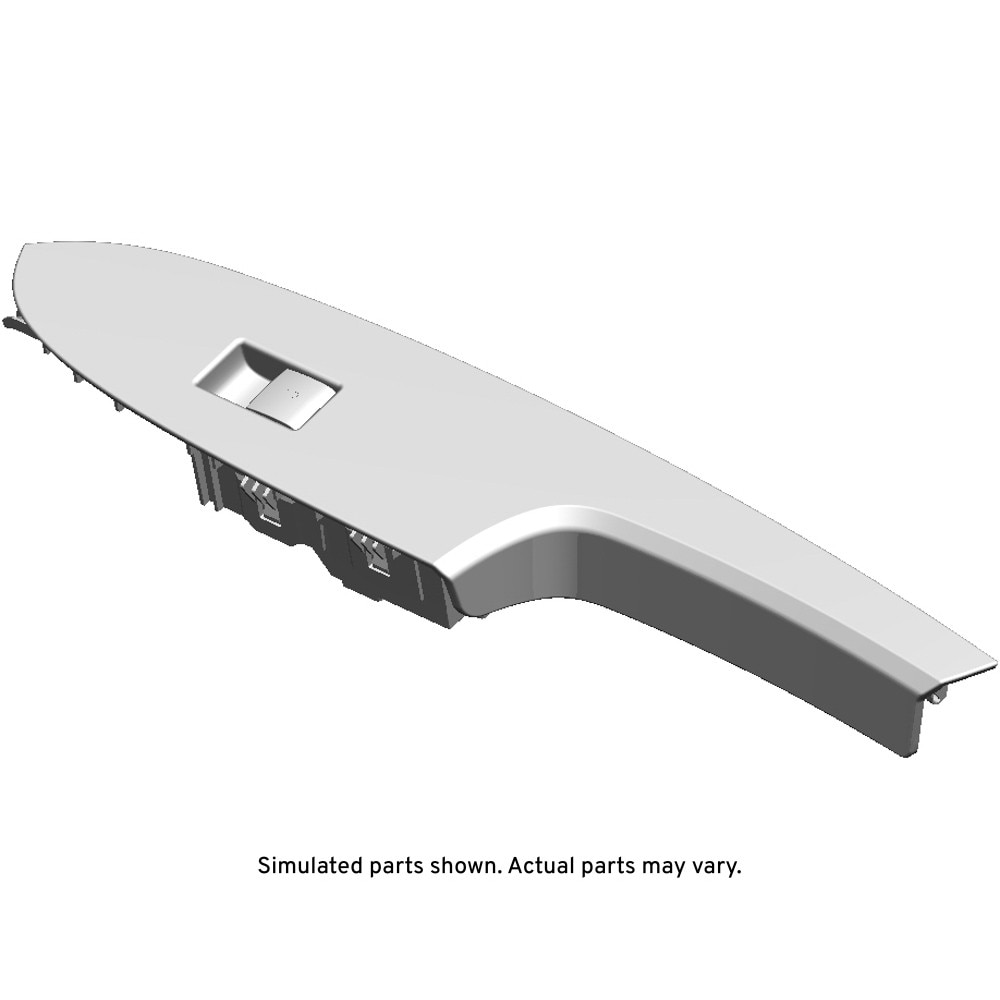 GM Genuine Parts Jet Black Front Driver Side Door Armrest Switch Mount Plate