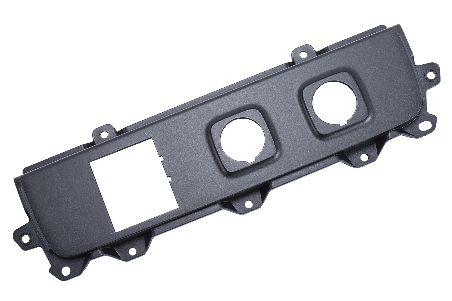 GM Genuine Parts Black Carbon Metallic Front Floor Console Accessory Trim Plate