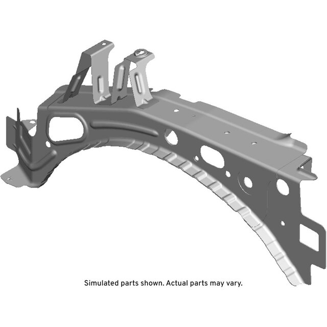 GM Genuine Parts Driver Side Front Engine Compartment Upper Rail
