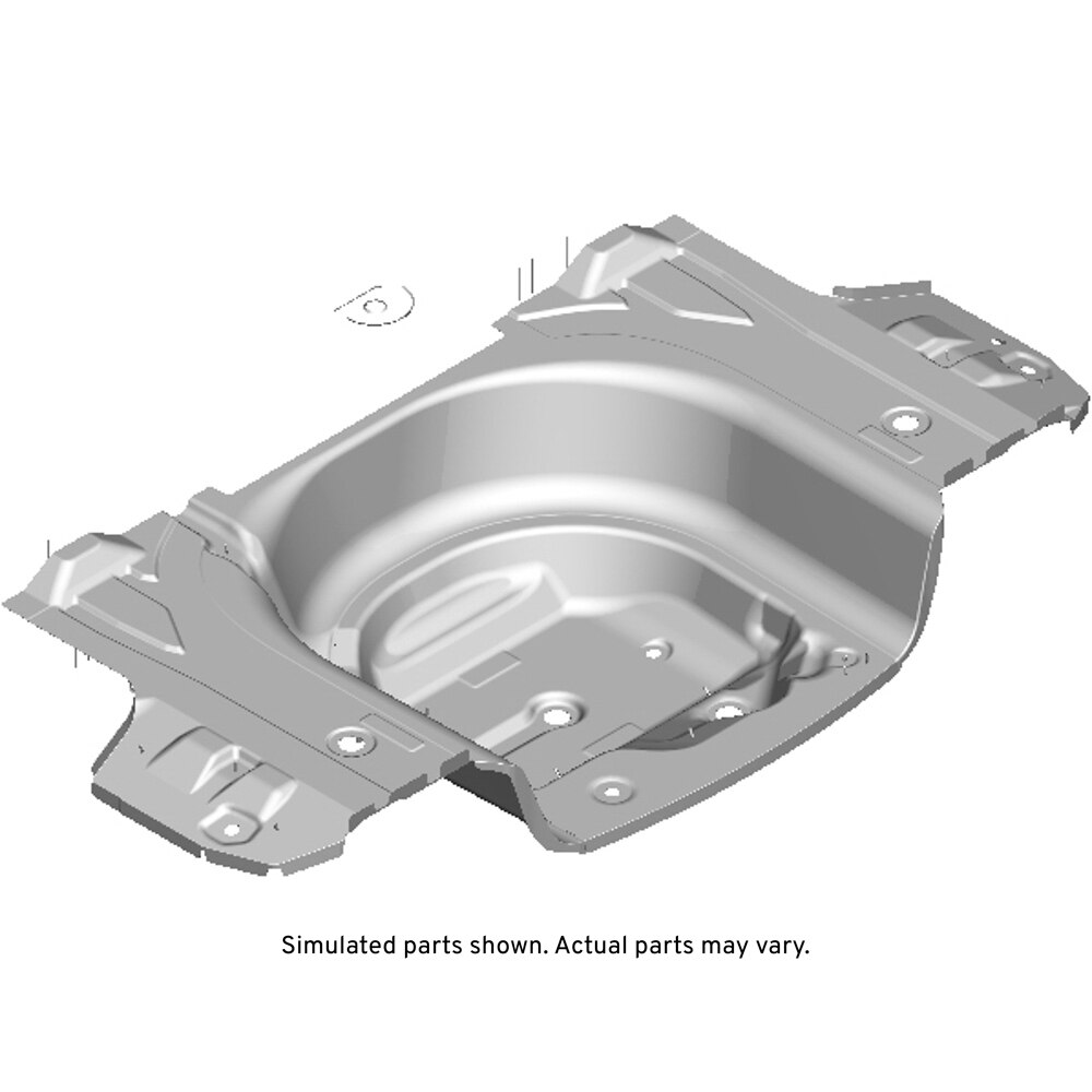 GM Genuine Parts Rear Floor Rear Panel