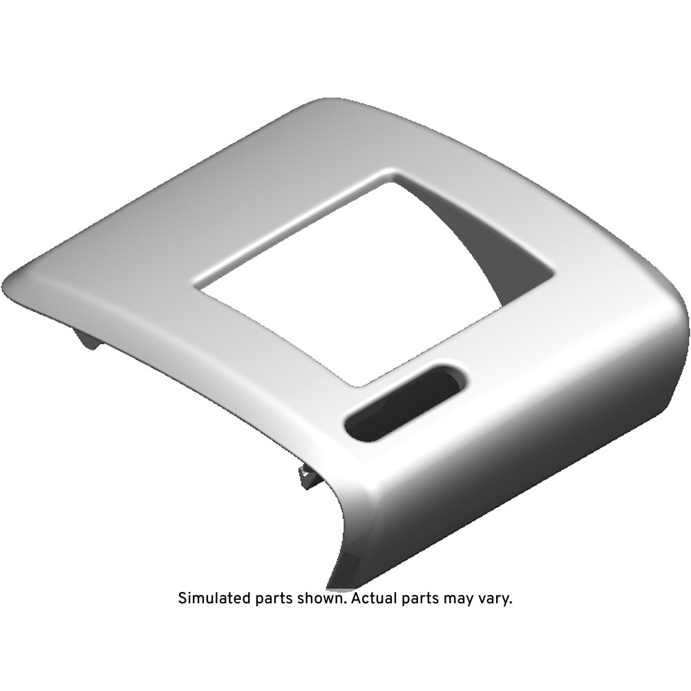GM Genuine Parts Light Platinum Rear Passenger Side Folding Seat Latch Release Handle Bezel