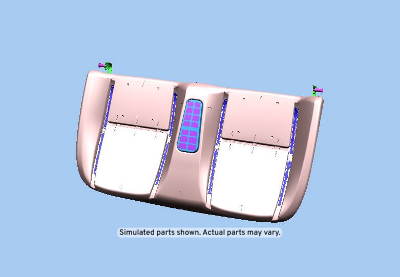 GM Genuine Parts Light Neutral Rear Seat Back Cushion