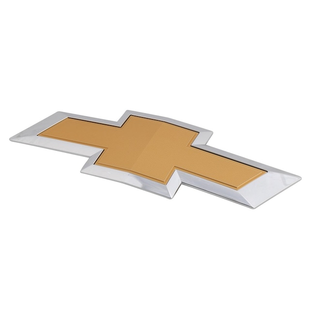 GM Genuine Parts Front Grille Bowtie Emblem in Chrome with Gold